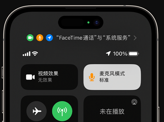 龙山苹果授权维修网点分享iPhone在通话时让你的声音更清晰 