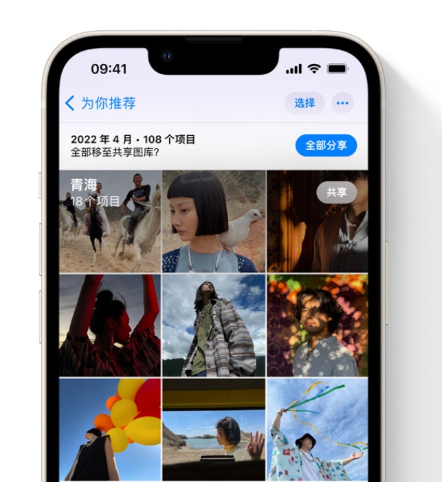 龙山苹果维修网点分享在 iPhone 上使用共享图库 