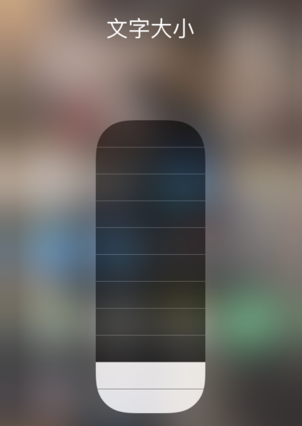 龙山苹果手机维修分享小技巧：在 iPhone 控制中心快速调节字体大小 